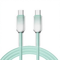 Câble de charge rapide PD 65W Type-C vers Type-C en nylon avec conducteur en cuivre pur pour iOS 1m - Prix usine