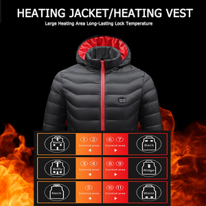 Custom logo Battery <strong>Heated</strong> <strong>Jacket</strong> Puffer in Stock Coat Women's Rechargeable <strong>Electric</strong> <strong>Heated</strong> <strong>Jacket</strong> Men - Product Image 2