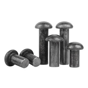 Rivets en fer M8 M10 M12 M14 M16 M18 M20 à tête demi-ronde, rivets pleins à <span class=keywords><strong>frapper</strong></span>, en acier au carbone, longueur de tige 10mm-110mm - Product Image 3