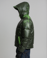 Veste matelassée unisexe personnalisée pour homme, 90% duvet de canard blanc, puissance de remplissage 700, à capuche, imperméable, coupe ample, pour l'hiver