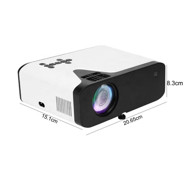 Drop Shipping UB20 Portable 150ANSI Lumens Mini WiFi Screen Mirroring Smartphone 3D LCD LED Video Home Movie Projector