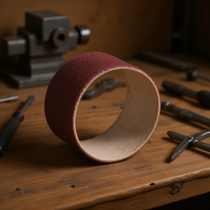 Manchon abrasif en corindon 13x25 mm, disque de ponçage grain 80 - Product Image 3