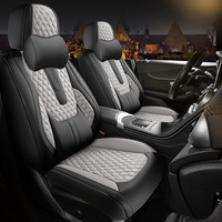 Housse de siège de voiture en cuir PVC imperméable et résistante aux rayures, adaptée aux animaux domestiques, ensemble complet, service OEM