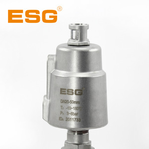 วาล์วปรับมุมสามทางแบบนิวเมติก ESG สแตนเลส DN15DN20DN25 แบบเกลียว สำหรับควบคุมน้ำ - Product Image 5