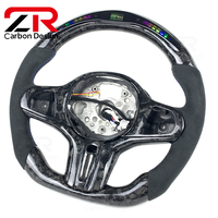Volant en fibre de carbone forgée avec affichage LED du régime moteur pour BMW G01 G02 G05 G20 G30 G80 G10 G11 G15 G16 G87 M3 M4 G32 G34 G36