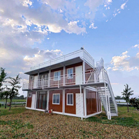Bâtiment Modulaire Personnalisé à 3 Étages – Maison Conteneur de 20-40 pieds avec Cuisine, Appartement et Salle de Bain – Design Moderne et Respirant pour Hall