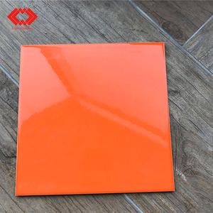 3dRose Ct_5051_4 Azulejo De Cerámica Naranja Brillante, 12 Pulgadas