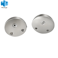 Butée de porte magnétique OEM d'usine, protecteur mural en acier inoxydable argenté, butée de porte magnétique