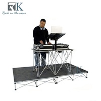 Scène de salons professionnels Installation rapide Scène de montage pliante portable pour stand