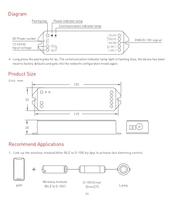 Module sans fil Bluetooth LTECH, contrôleur de commutation sans fil Bluetooth