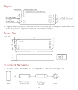 Para LTECH para controlador de interruptor inalámbrico <span class=keywords><strong>Bluetooth</strong></span> módulo inalámbrico de diente azul para controlador de interruptor inalámbrico de diente azul - Product Image 4