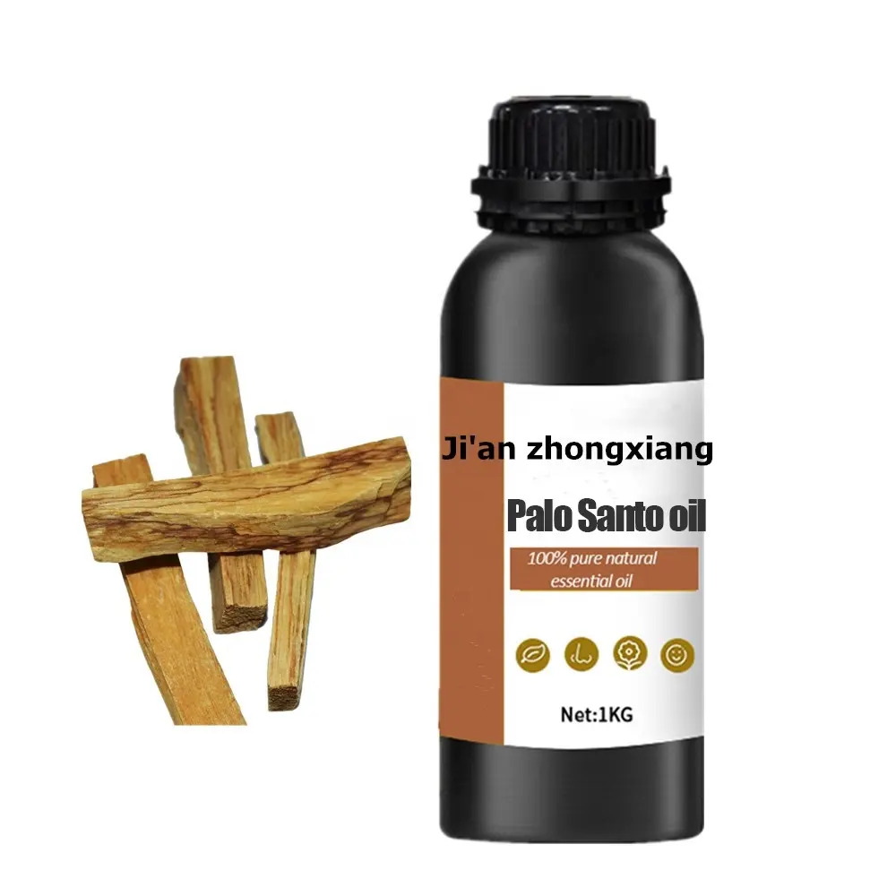 Vente en gros d'huile essentielle 100% pure naturelle de Beru palo santo pour l'aromathérapie et la fabrication de parfums, savons, bougies