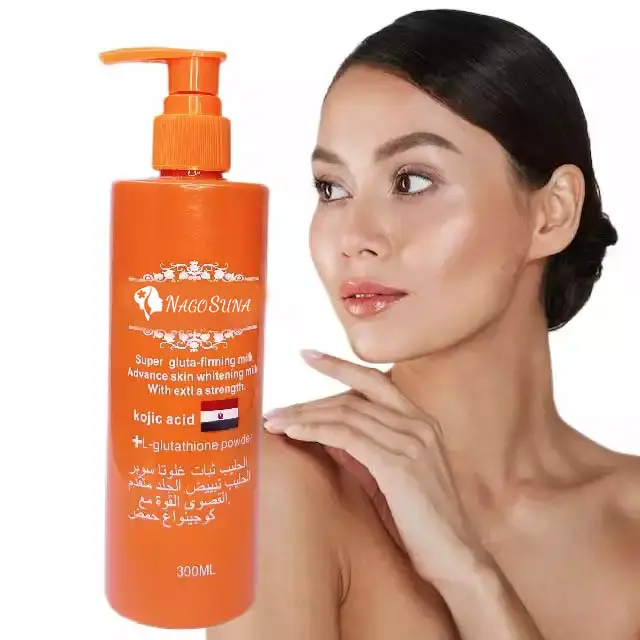 Cheap whitening and moisturizing body lotion makes skin as tender as eggs