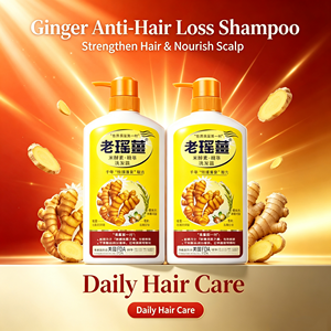 Champú de jengibre para hombres, control de grasa, anticaspa, voluminizador, auténtico champú de jengibre para el cuidado diario del cuero cabelludo - Product Image 6