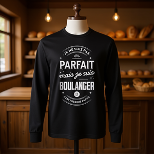 Baker Man Idea Baker Bakery Humor T-shirt a maniche lunghe - Product Image 3