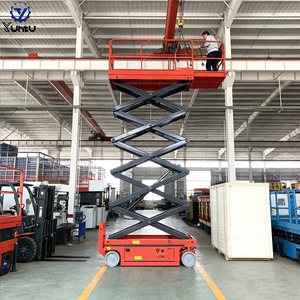 Plateforme de travail en hauteur mobile YUNTU 500 kg, élévateur à ciseaux hydraulique électrique 4m-10m | Livraison rapide | pour entrepôt et <span class=keywords><strong>maintenance</strong></span> - Product Image 3