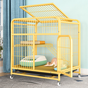 Jaula de Lujo para Gatos al por Mayor, Villa Interior para Mascotas con Cama Acogedora y Refugio - Product Image 4