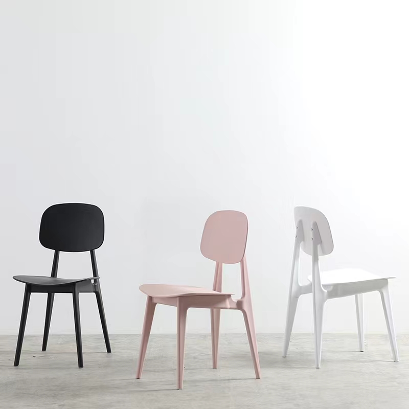 Customized Modern Design Large Backrest Plastic Chairs Wholesale High