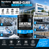 OEM Private Label Micronized Creatine Monohydrate Poeder voor Volwassenen 300g 60 Porties Spierkracht en Herstel Ondersteuning