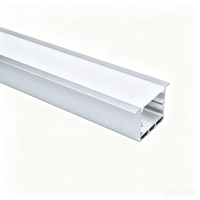 Profilé en aluminium pour éclairage linéaire LED suspendu 40*35mm, luminaire suspendu LED pour salle de sport, supermarché, bureau