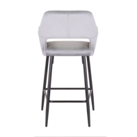 Tabouret de bar haut moderne de luxe en fer, chaise de bar pivotante simple, tabouret d'îlot pour bar à domicile, haut de gamme commercial