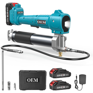 Pistolet à <span class=keywords><strong>graisse</strong></span> haute pression sans fil 21 V, <span class=keywords><strong>pompe</strong></span> à <span class=keywords><strong>graisse</strong></span> électrique alimentée par batterie - Product Image 2