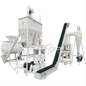 2023 Animal Poultry Chicken Cattle Feed Mill Processing Machines Plant