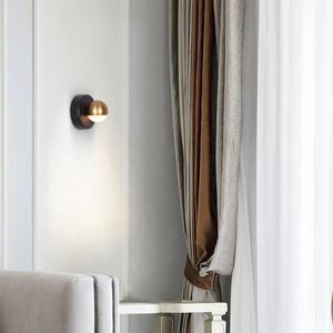 Nouveau petit rond moderne applique murale décorative nordique applique murale salon chambre chevet applique murale avec LED maison hôtel - Product Image 2