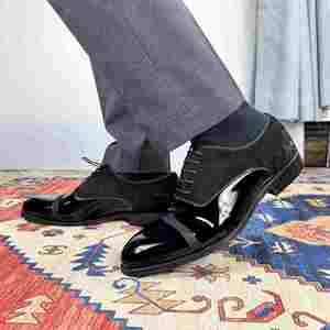 Zapatos Oxford de Piel Vacuna de Primera Calidad, Modelo 2025, con Aumento de Altura, para Otoño, Casuales, Bodas, Negocios, Uso Formal, Duraderos - Product Image 4