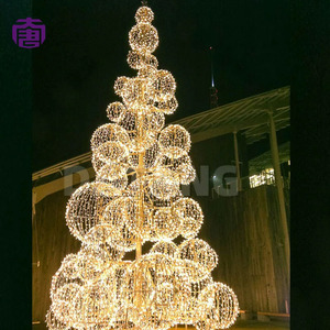 3D Christmas Tree Motif Light Outdoor Giant Metal Tree Sculpture LED IP65 Decoration - Product Image 3
