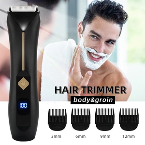 Recortadora Eléctrica Lavable para Hombres y Mujeres, Depiladora, Afeitadora Corporal, Kit de Cuidado de la Barba, Recortadora de Pelo - Product Image 1
