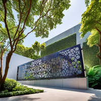 Clôture et barrières en aluminium noir prix de gros métal personnalisé petite clôture de jardin extérieure en fer forgé clôture de jardin manufacture