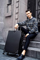 Bagage à main 22x14x9 approuvé par les compagnies aériennes, valise de voyage rigide 100% PC avec roulettes pivotantes lisses, serrure TSA, 20 pouces