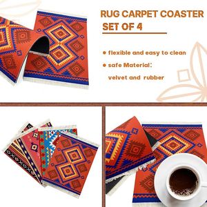 Alfombra de Goma Oriental Persa de Fábrica de Shenzhen, Tapete, Posavasos de Tela para Bebidas, Café, Té, Leche - Product Image 5