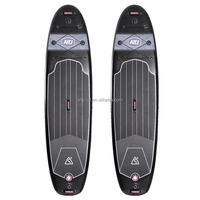 Planche de paddle gonflable portable avec matériau EVA/PVC et système à 3 ailerons