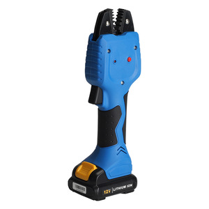 คีมย้ำสายไฟฟ้าโซลิ 12V ลิเธียมไอออนแบบชาร์จได้ เครื่องมือย้ำขั้วสายไฟแบบเข้าด้านหน้า ผลิตจากเหล็กอัลลอยด์ความแข็งแรงสูง - Product Image 1