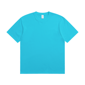 เสื้อยืดคอกลมแขนสั้นผ้าฝ้ายพื้นฐานสำหรับผู้ชาย คุณภาพสูง สีพื้น ผ้าเจอร์ซีย์ถัก สำหรับผู้ชาย ขายส่ง - Product Image 5