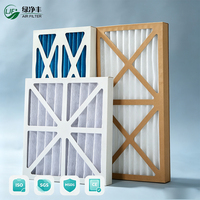 Panel de Prefiltro Plegado de Cartón G4, Alto Flujo de Aire, Baja Caída de Presión, Colector de Polvo, Sistema HVAC, Ventilación