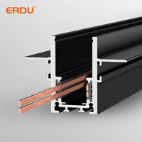 Smart Tuya européen commercial aluminium LED éclairage sur rail magnétique design nordique projecteur LED pour hôtel