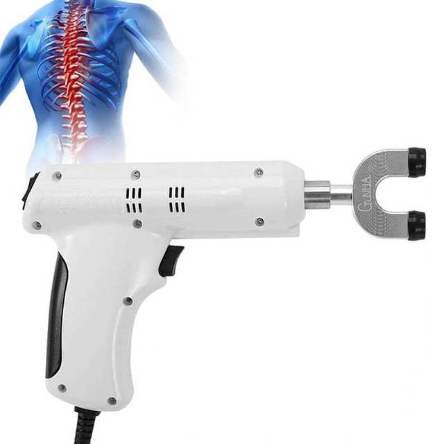 Spine Chiropractic Massage Gun 3-Level Spine Correction Massage Adjust Soothing Bones Massage Acupuncture Points for Body