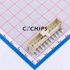 WAFER-VH3.96-10PLT-W1-P Wire-to-Board Pin Header SMD,P=3.96mm Connector 1x10P 3.96mm Vertical Mount 10P - Product Image 1