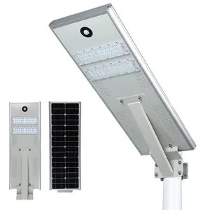 Chất Lượng Cao Ngoài Trời Đường Vườn Công Viên Vuông Bãi Đậu Xe 30W Tất Cả Trong Một LED Năng Lượng Mặt Trời Ánh Sáng Đường Phố Các Nhà Sản Xuất