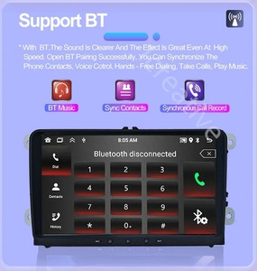 Android Car Stereo cho Volkswagen ghế Golf Passat Jetta Bọ Cánh Cứng TIGUAN TOURAN 9 "Đôi DIN màn hình cảm ứng Carplay đơn vị đứng đầu GPS - Product Image 4