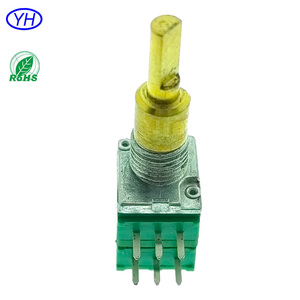 customized High quality Dual Concentric 9mm potentiometer 10K 50kdual shaft potentiometer for audio or <b>Guitar</b> - Product Image 5