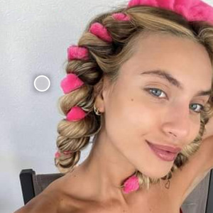 Soft Velvet Hair <b>Wrap</b> For Women Sleepwear Rose Red Cozy Style 15Cm Wide 1.5M Long Lazy Person Use - Product Image 2