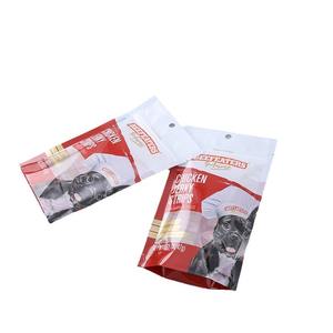 Emballage alimentaire pour poulet, sachet PE refermable sous vide à trois soudures pour aliments pour chiens, recyclable avec fermeture éclair - Product Image 4