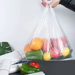 Sac T-shirt jetable multi-dimensions pour le marché des légumes, le petit-déjeuner, le thé au lait, la restauration et la pâtisserie - Product Image 1