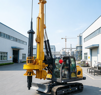 Foreuse rotative fiable de 1500 mm de diamètre et 30 m avec chenilles stables pour travaux en terre boueuse