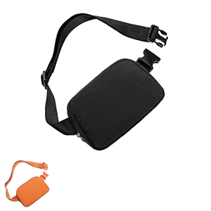 Personalizado Reciclado Nylon Fanny Pack Unisex Zipper Encerramento Ajustável Cintura Saco para Caminhadas Correndo Andando Bonito Peito <span class=keywords><strong>Bag</strong></span> Design - Product Image 1