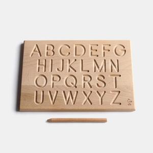 Amazon Venta de alta calidad de juguetes de madera con letras mayúsculas <span class=keywords><strong>y</strong></span> minúsculas para aprendizaje creativo <span class=keywords><strong>en</strong></span> 2020 - Product Image 4